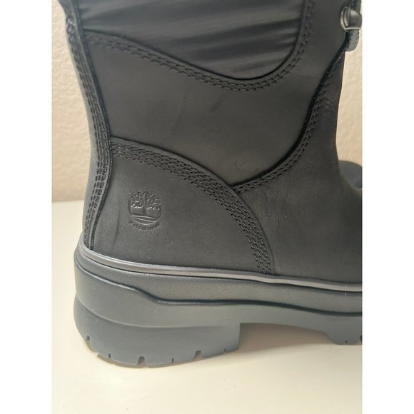 NEW Timberland | Malynn Snow Boots Black Waterproof Leather Sz 5.5 - Picture 6 of 9